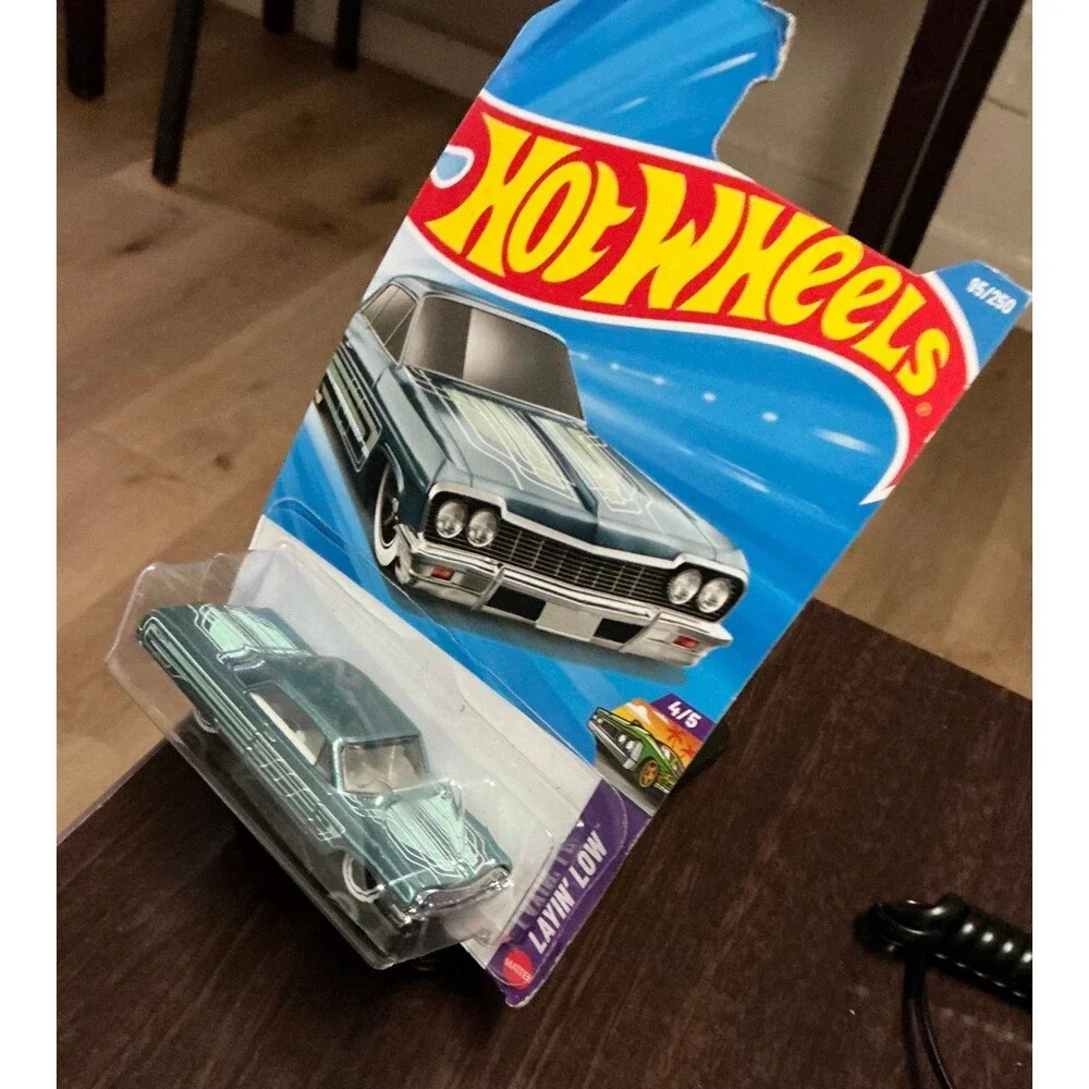 Hot Wheels ‘64 Impala Layin’ Low #95/250 2025 Teal Lowrider Sealed GM
